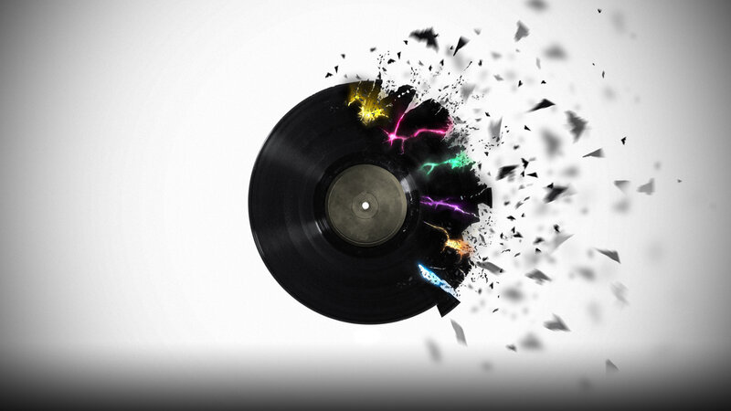 Shattering Vinyl Record
