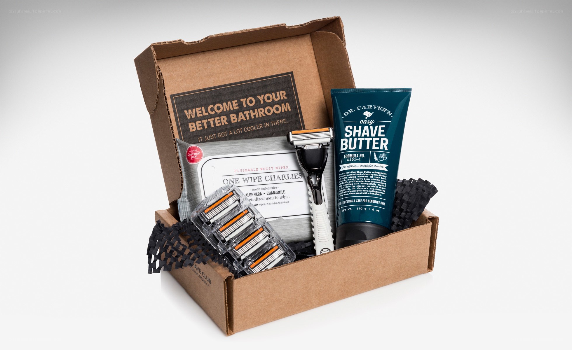 shaving kit in a box