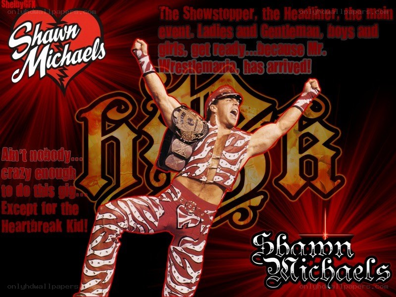 Shawn Michaels wrestling poster