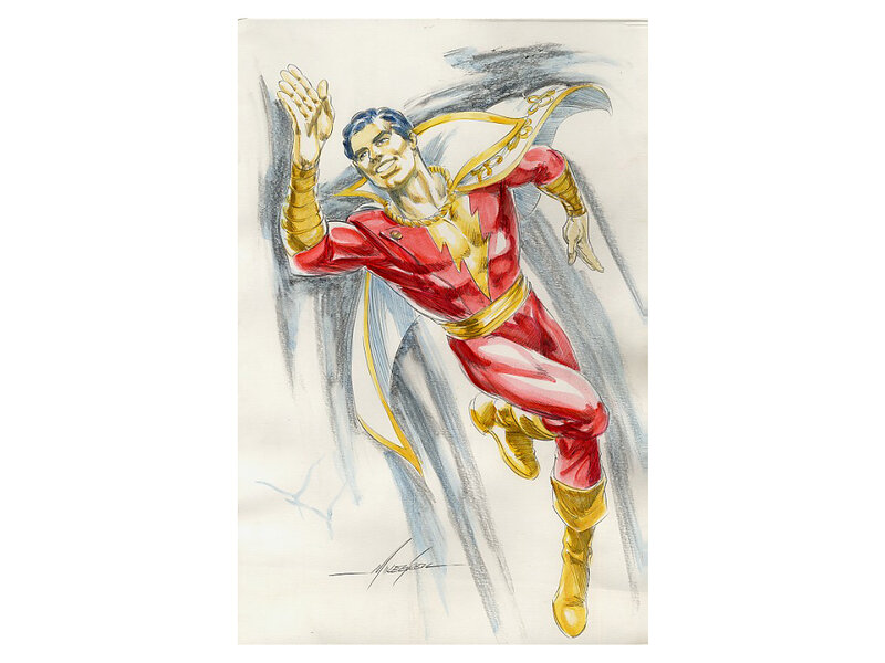 Shazam Character in Red Suit