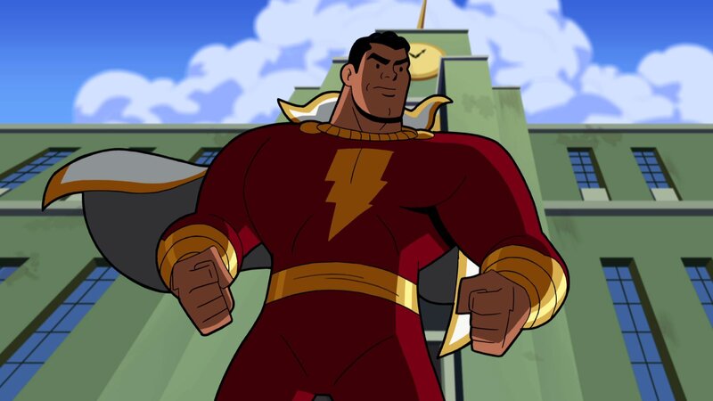 Shazam in his costume