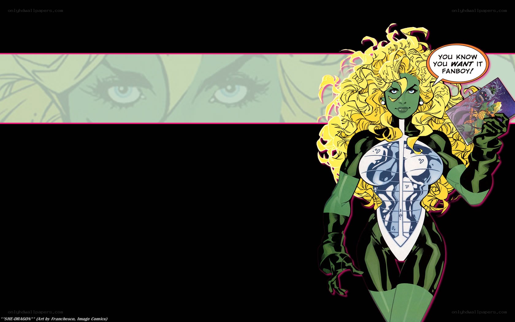 She-Dragon comic art