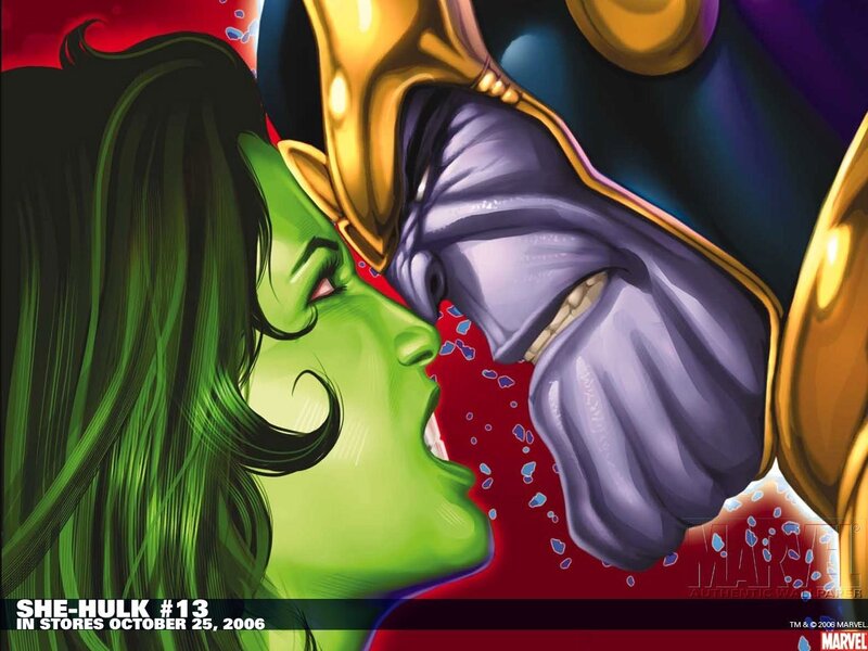 She-Hulk and Thanos