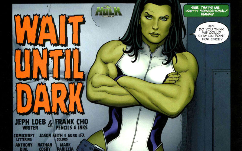 She-Hulk comic cover