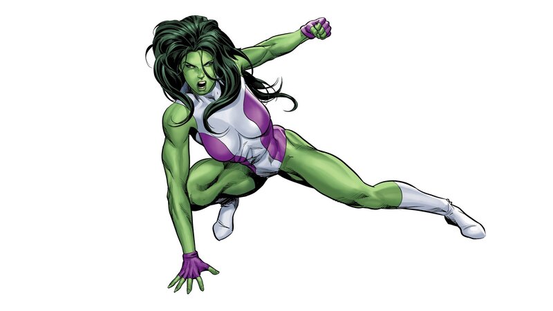 She-Hulk in action pose