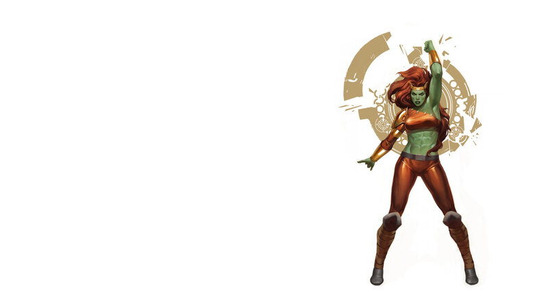 She-Hulk in action pose