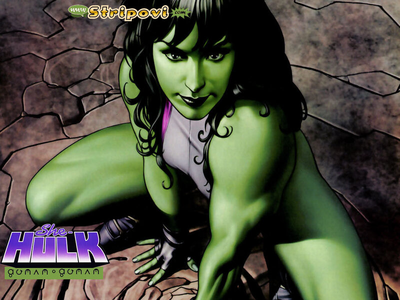She-Hulk in comic art