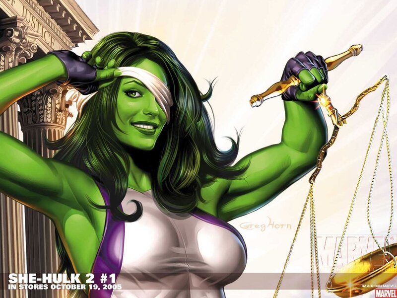 She-Hulk with scales