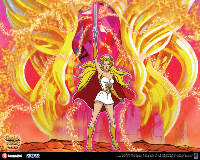 She-Ra Holding a Sword