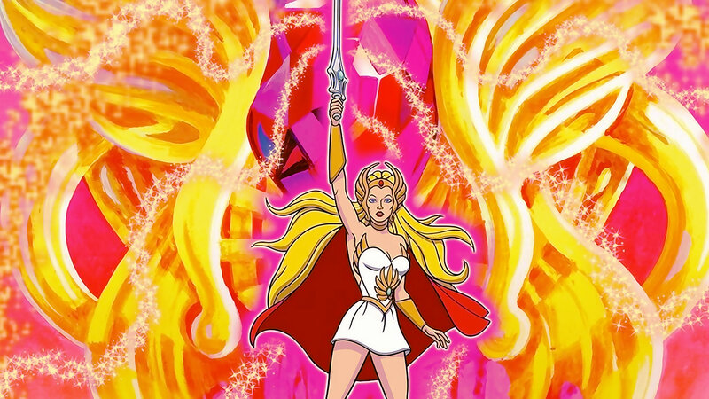 She-Ra Holding a Sword — Yellow