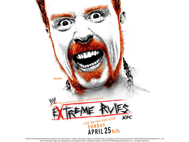 Sheamus Extreme Rules poster