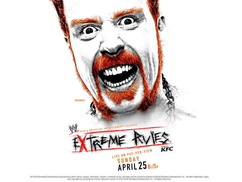 Sheamus Extreme Rules poster