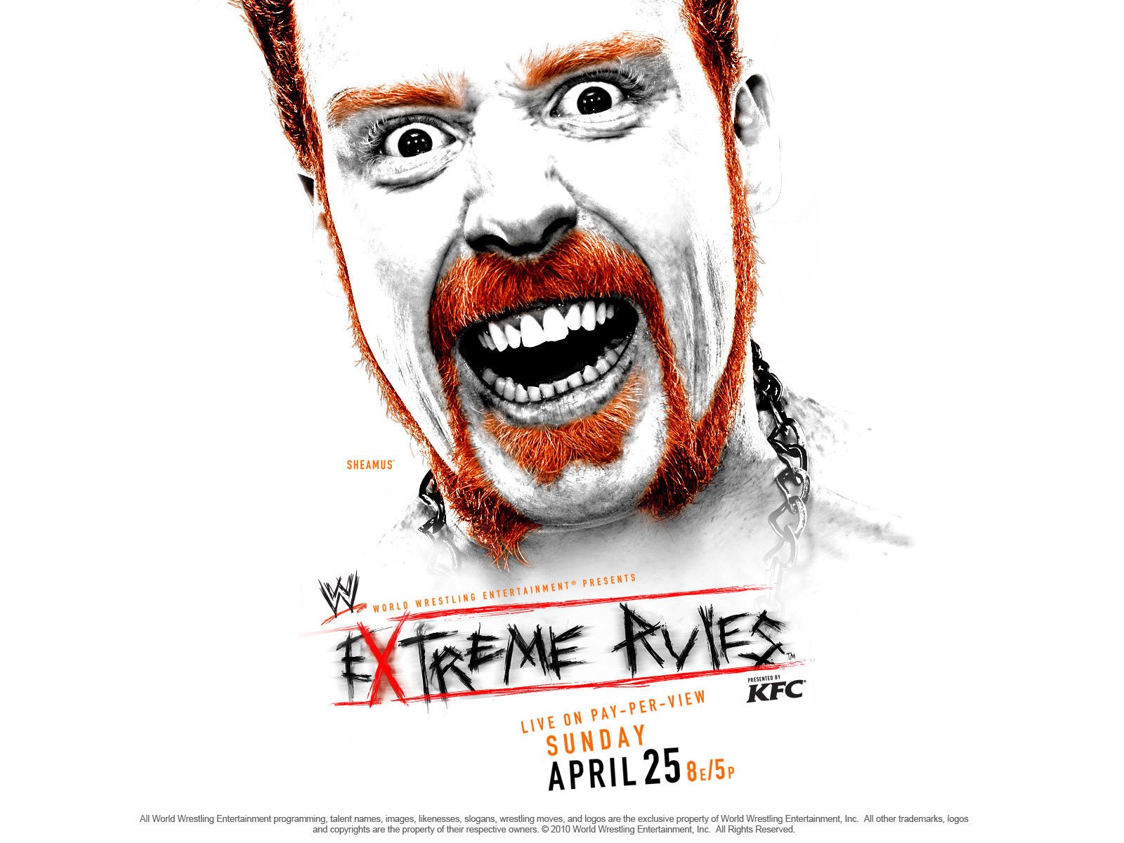 Sheamus Extreme Rules poster