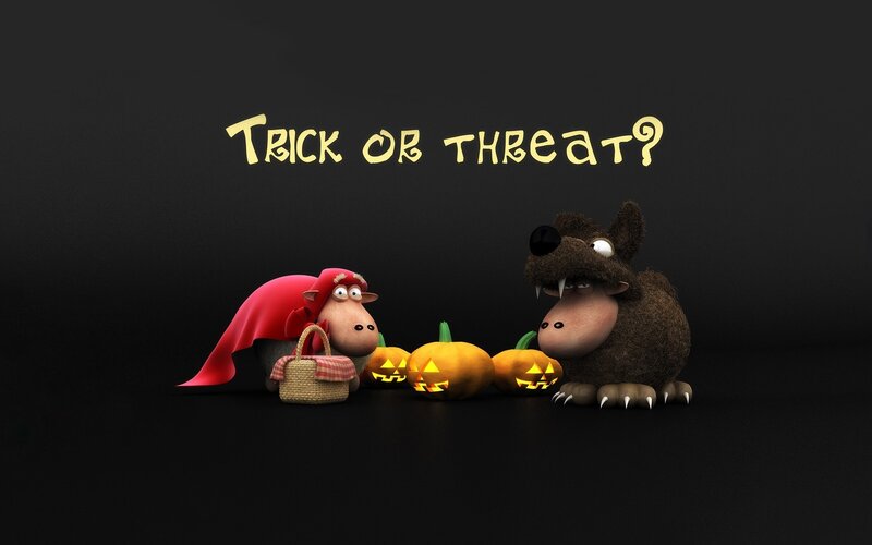 Sheep and Wolf in Costumes