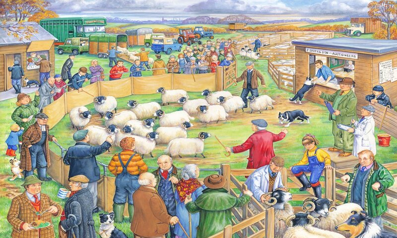 Sheep at Auction