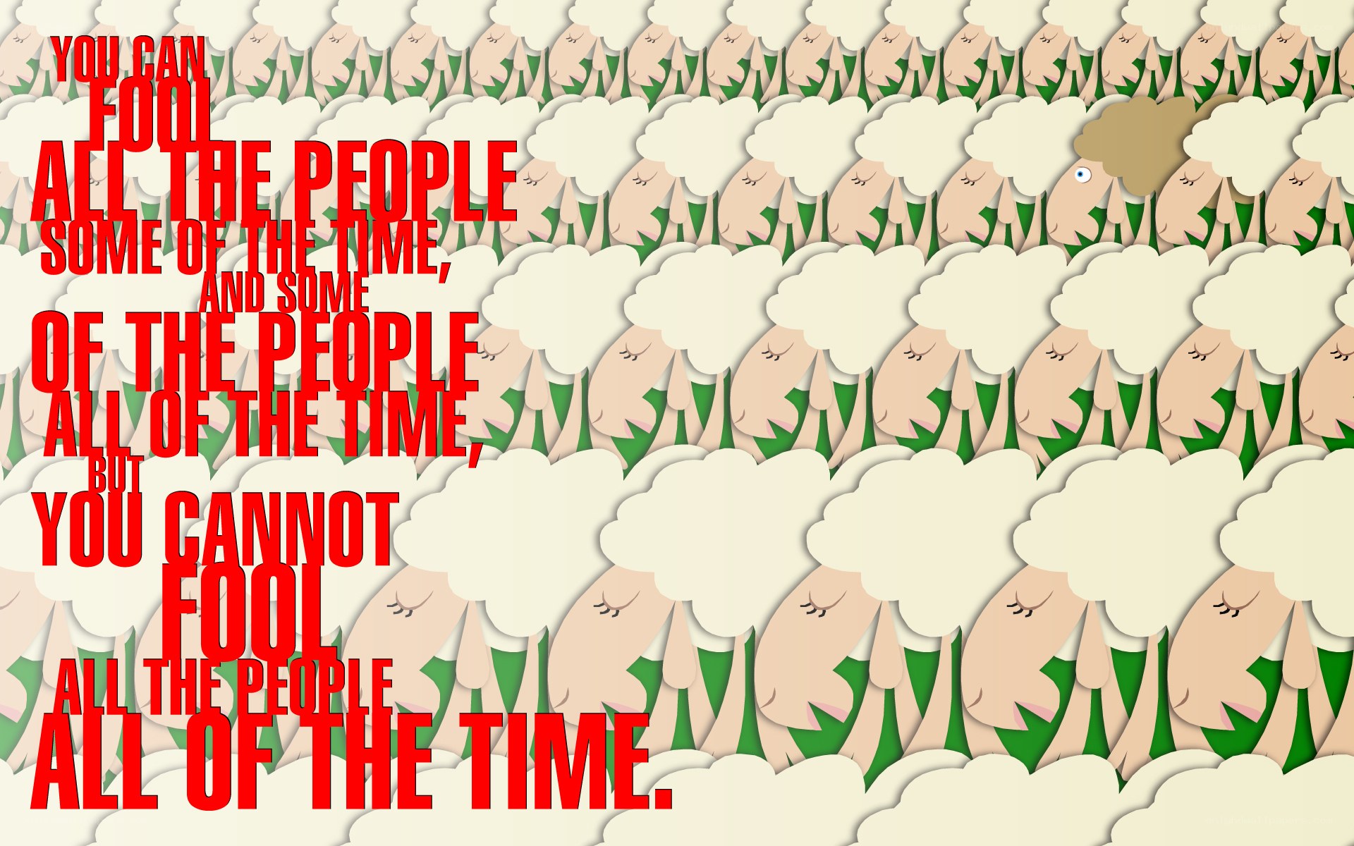 sheep herd metaphor