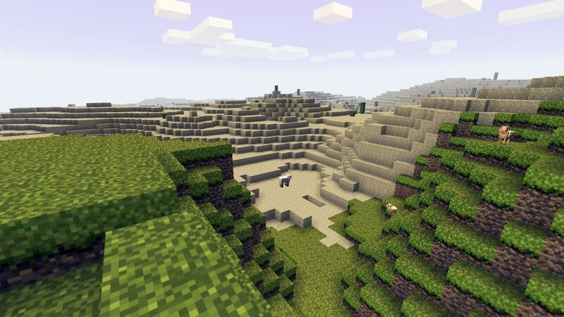 Sheep in a Canyon