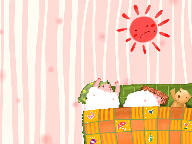 Sheep in Bed