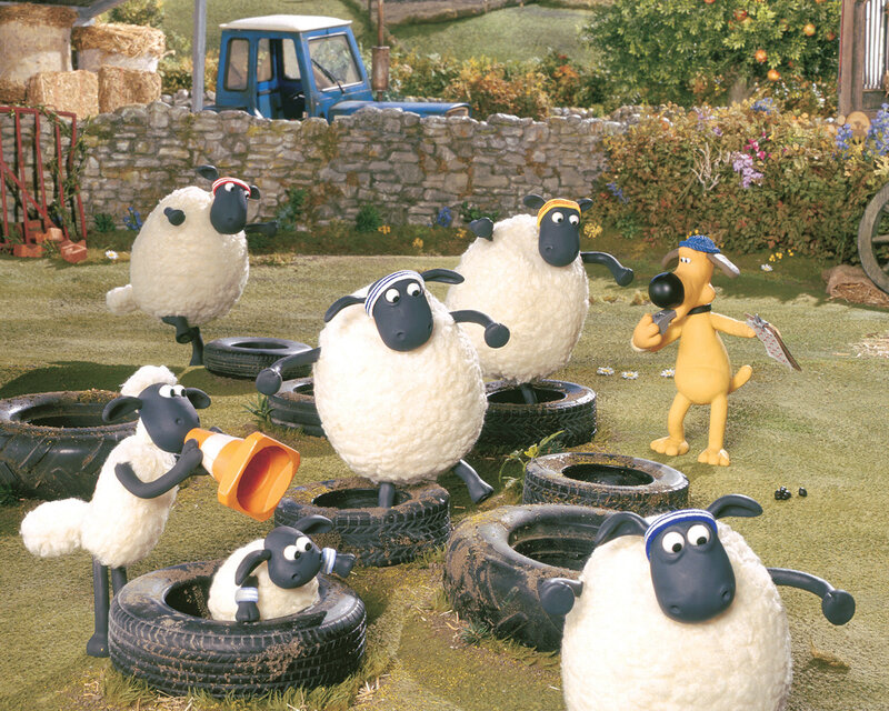 Sheep in Tires