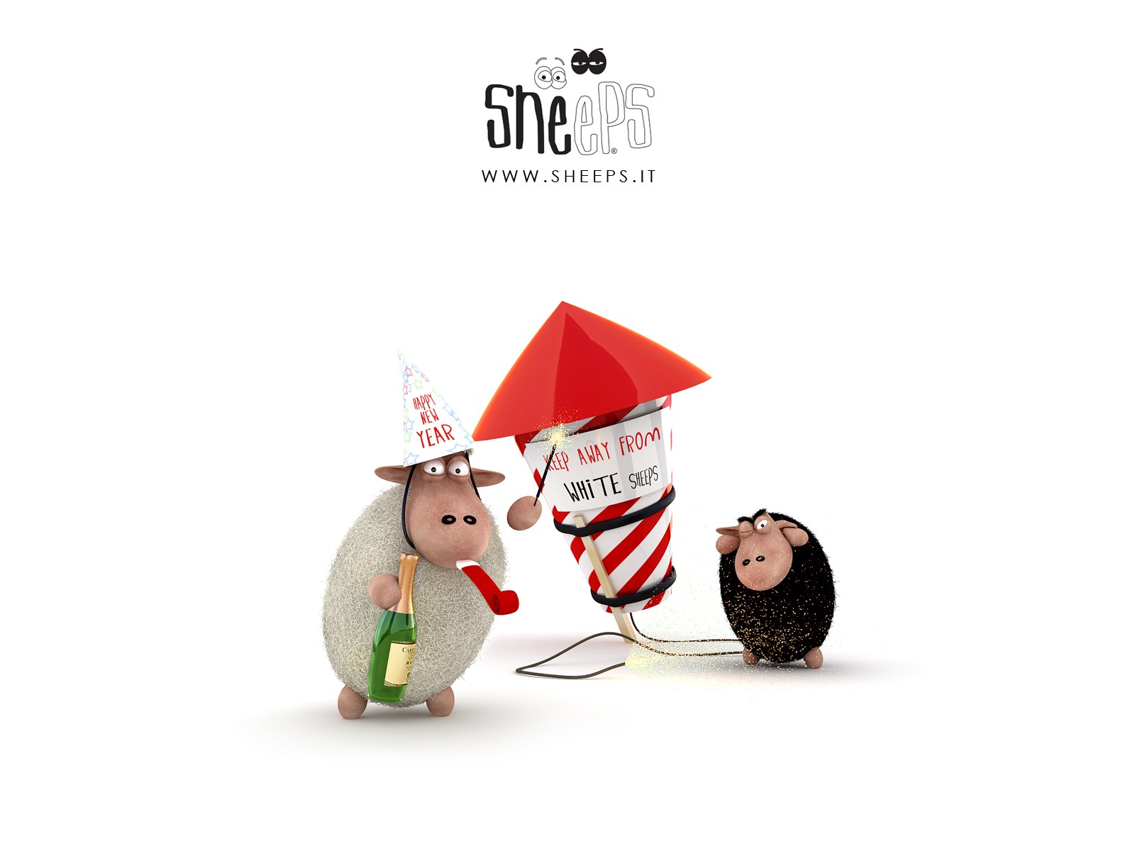 Sheep New Year Celebration
