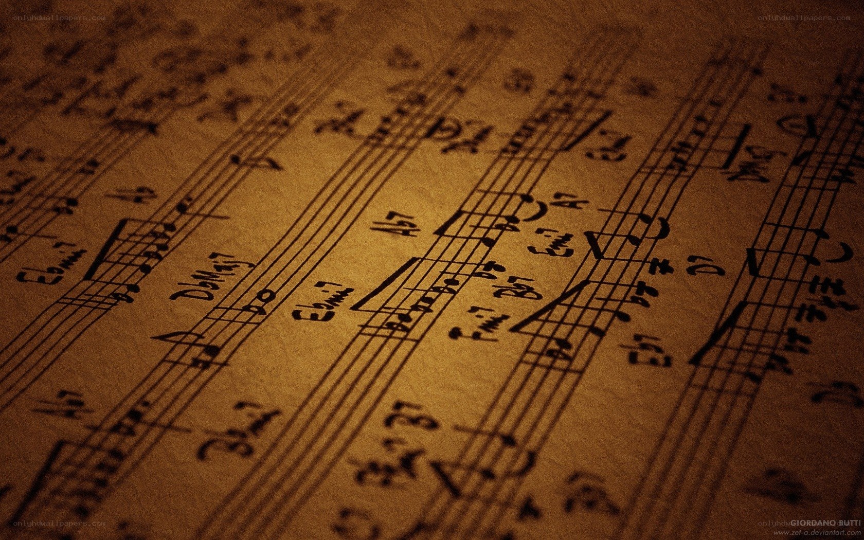 sheet music close-up