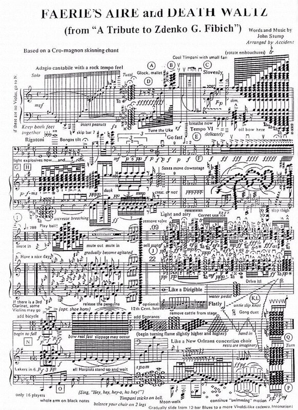 Sheet music for Faerie's Air and Death Waltz