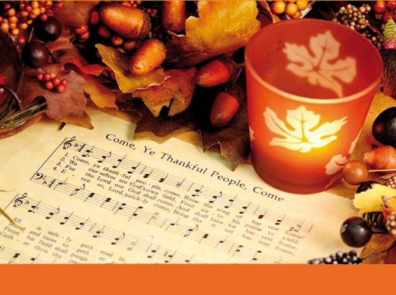 Sheet Music with Candle