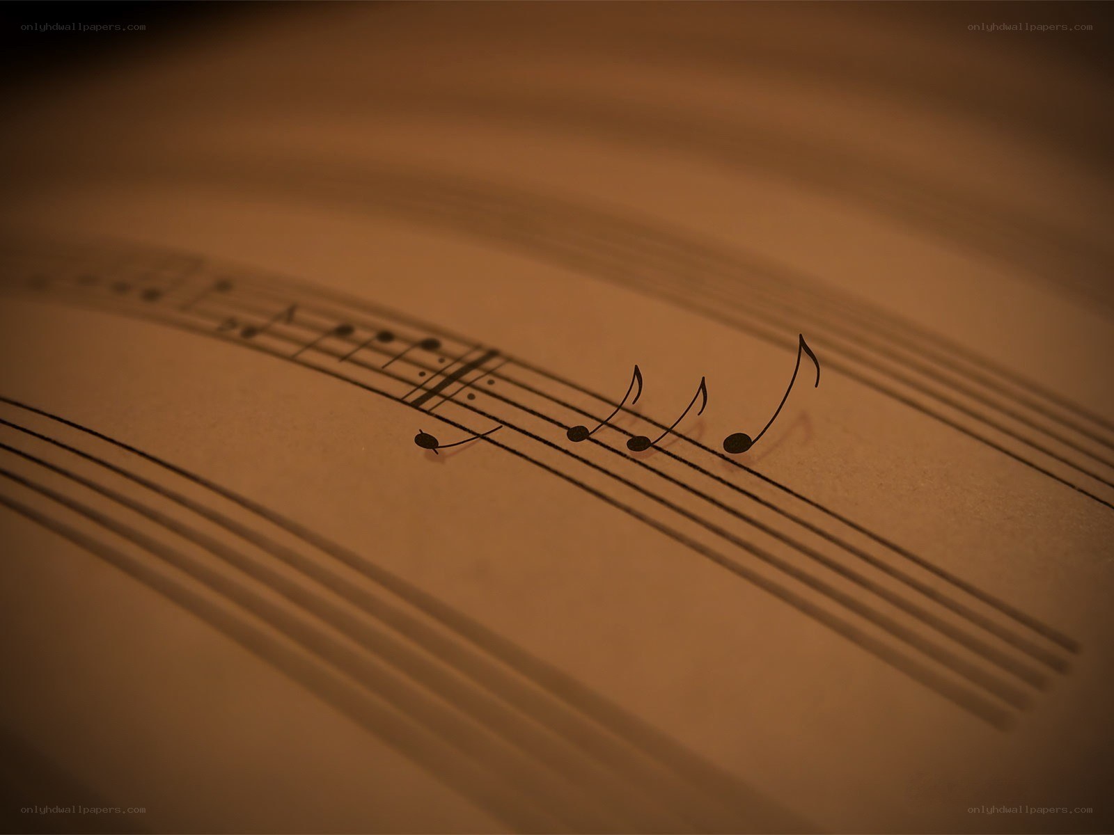 sheet music with notes