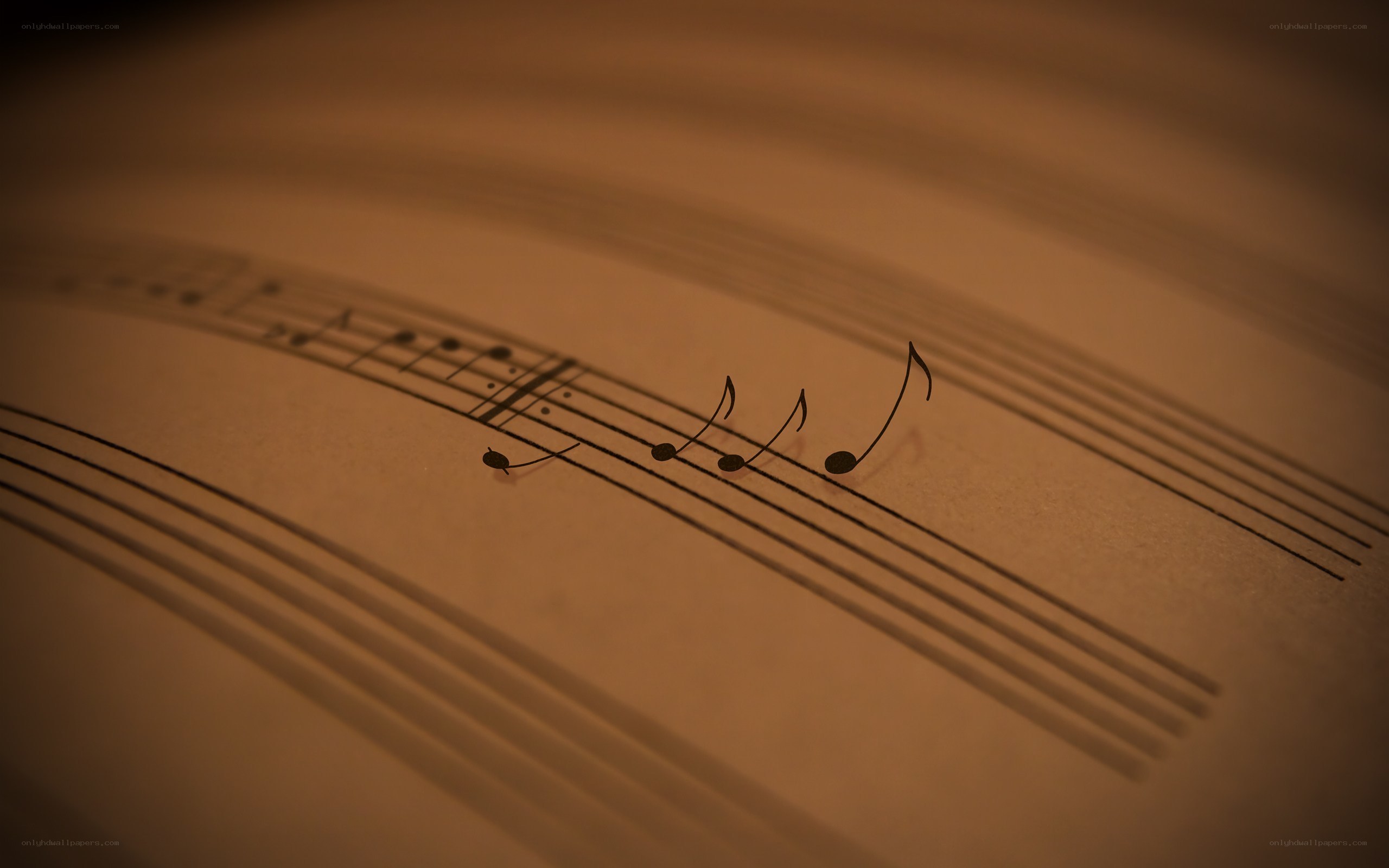 sheet music with notes