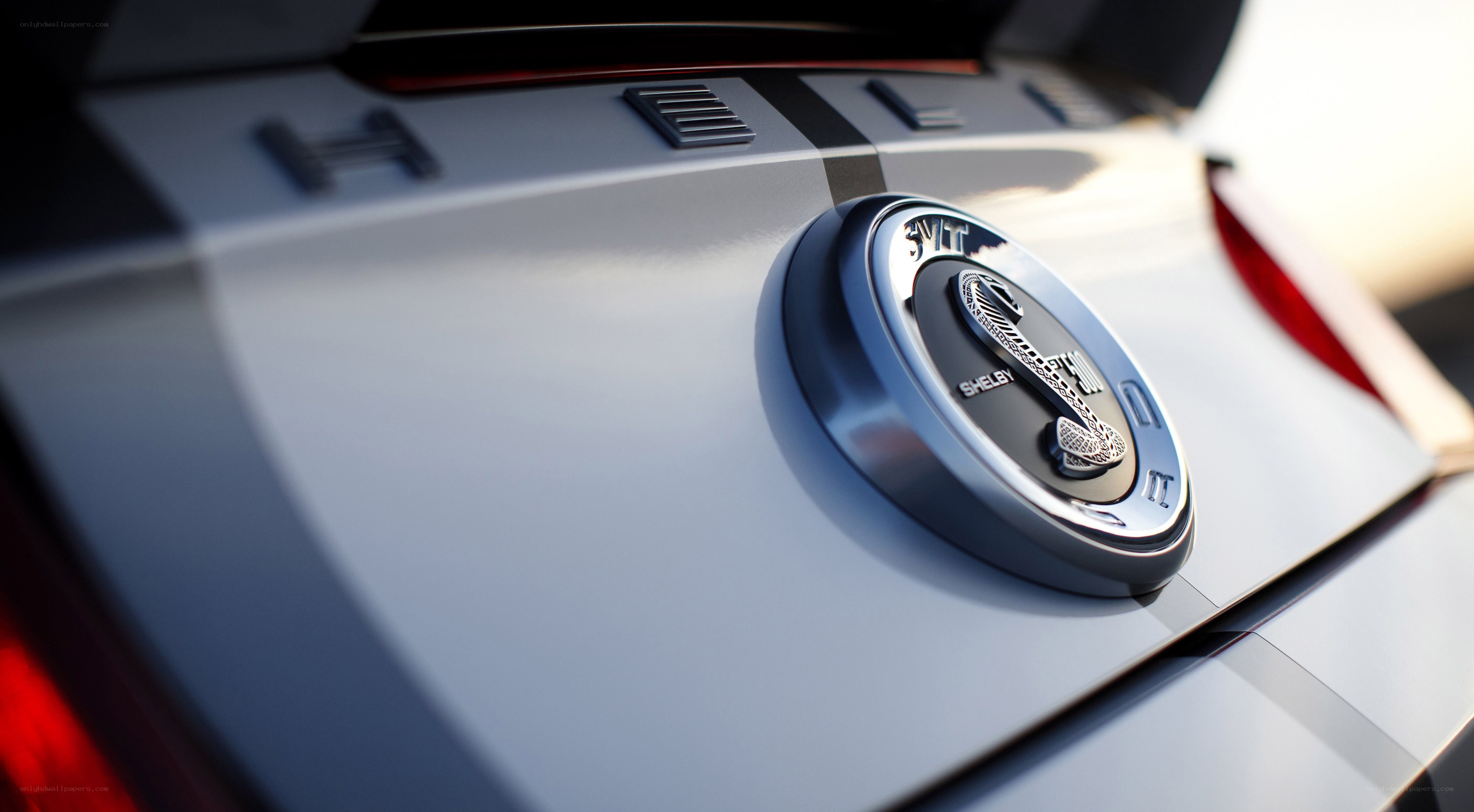 Shelby Cobra emblem close-up
