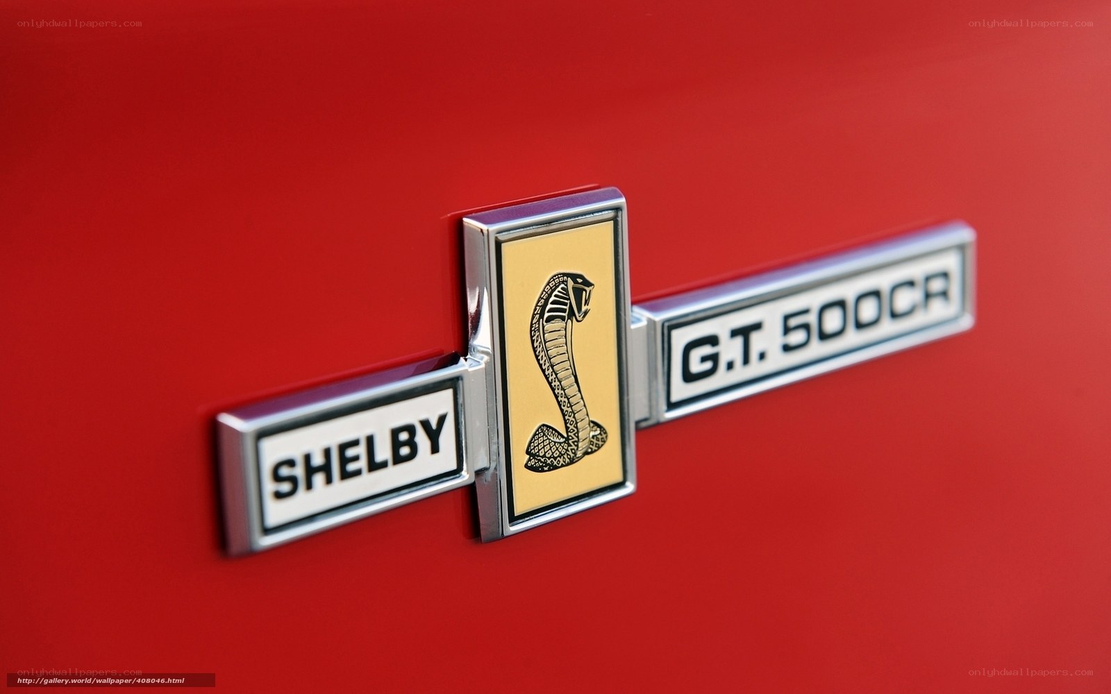 Shelby GT 500CR emblem