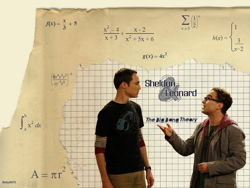 Sheldon and Leonard from The Big Bang Theory