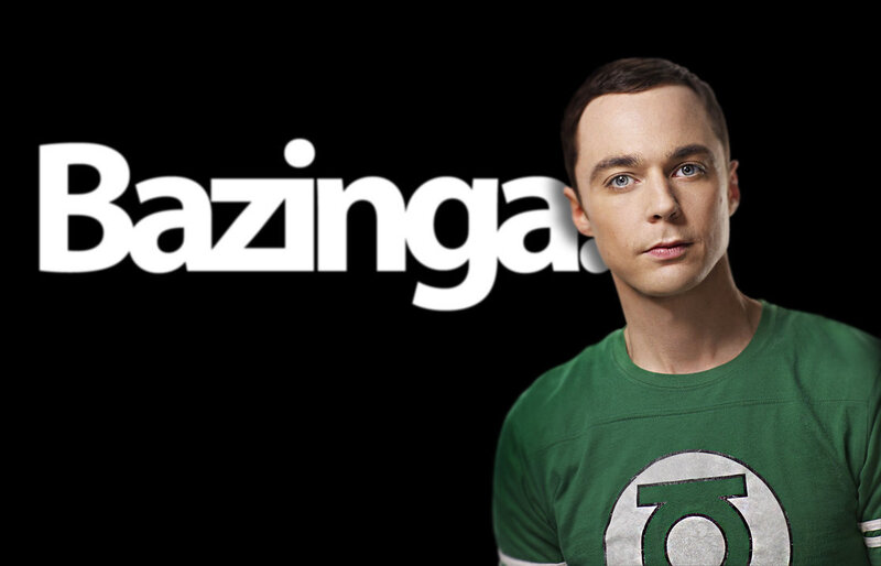 Sheldon Cooper in Green Lantern shirt