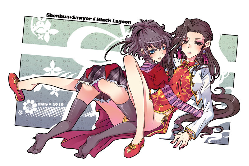 Shenhua and Sawyer from Black Lagoon