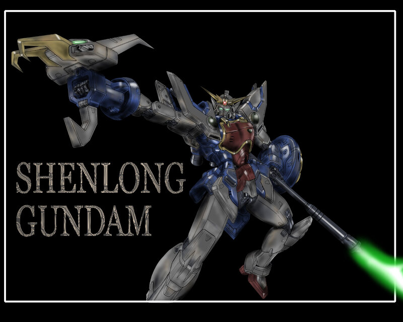 Shenlong Gundam in action