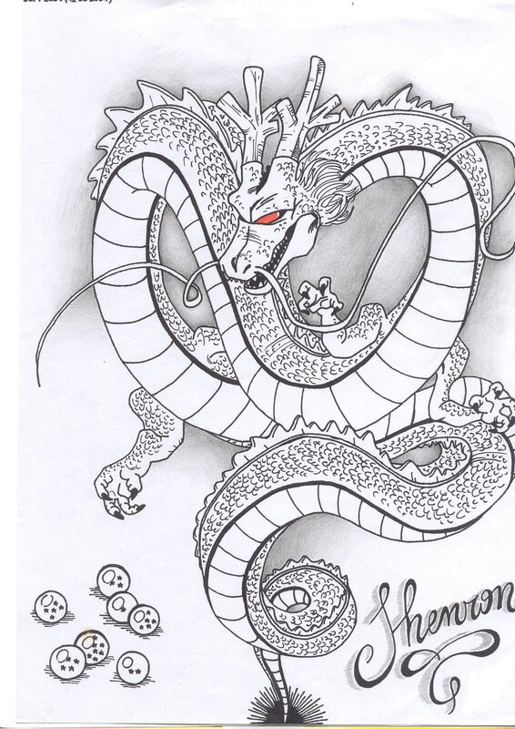 Shenron and the Dragon Balls