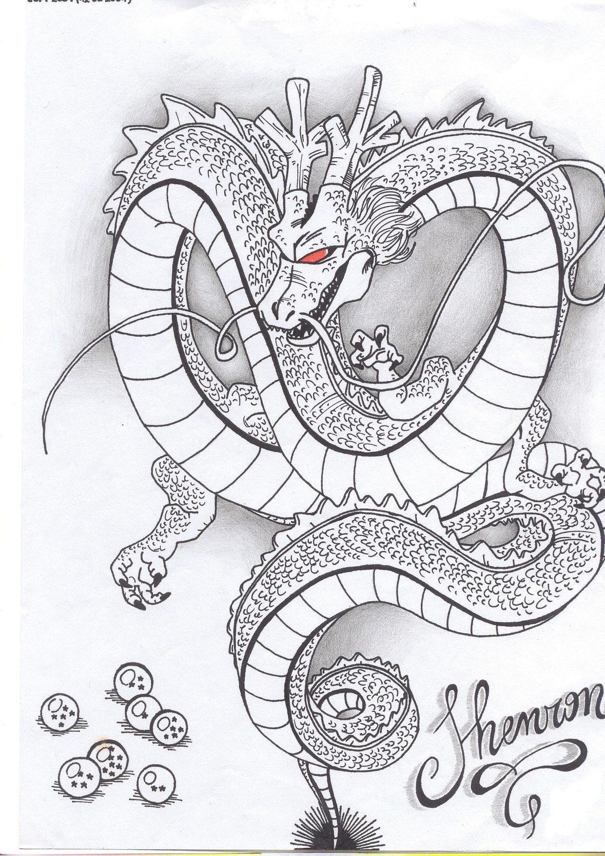 Shenron and the Dragon Balls