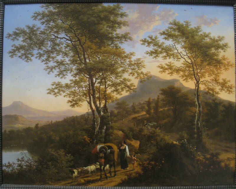 Shepherd with Flock