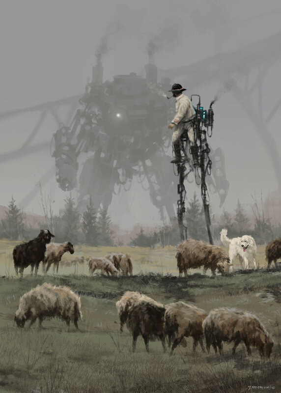Shepherd with Mechanical Legs