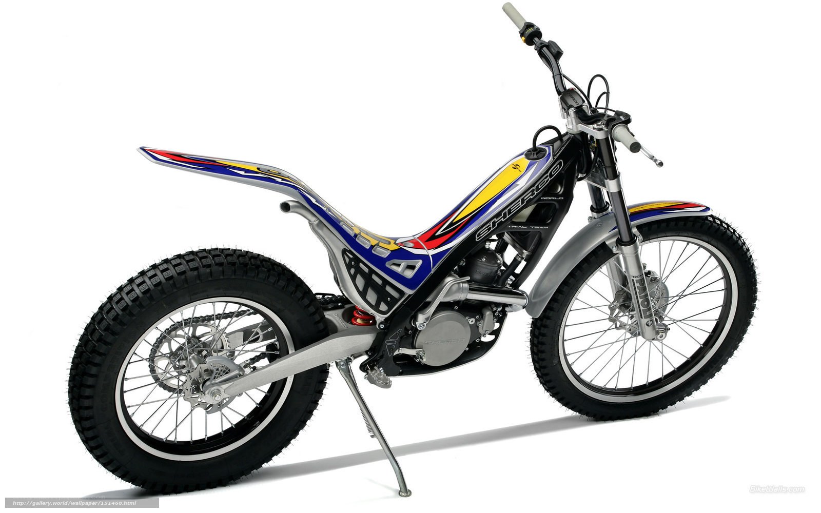SHERCO trial motorcycle