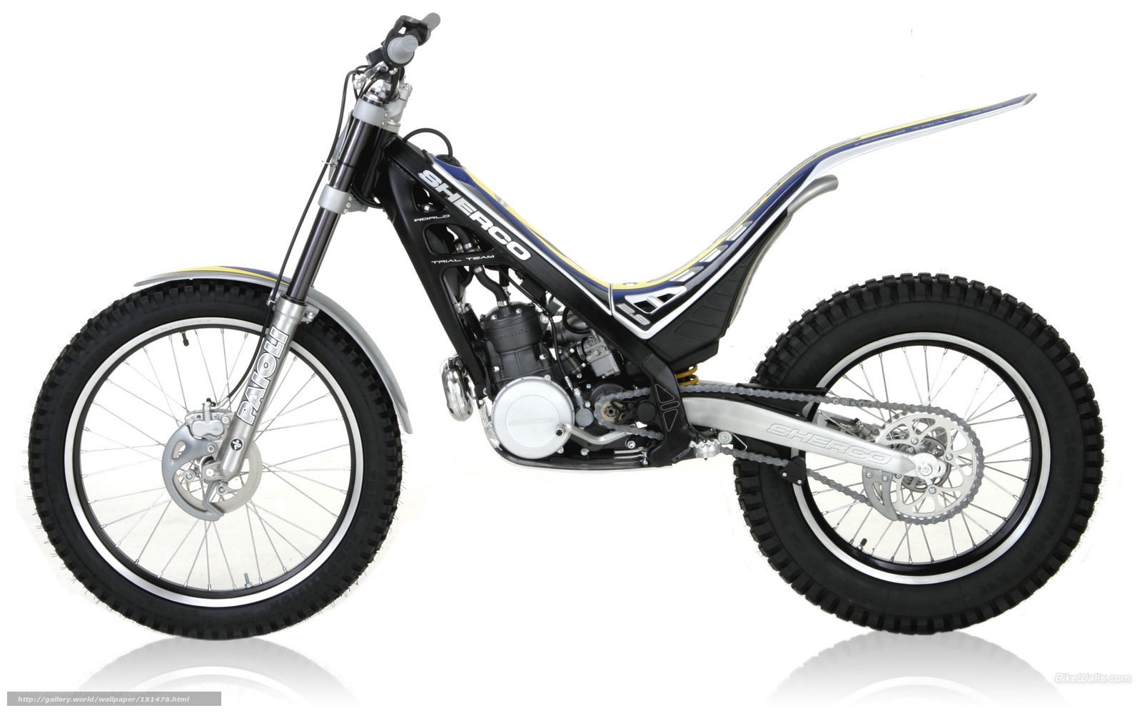 Sherco trial motorcycle