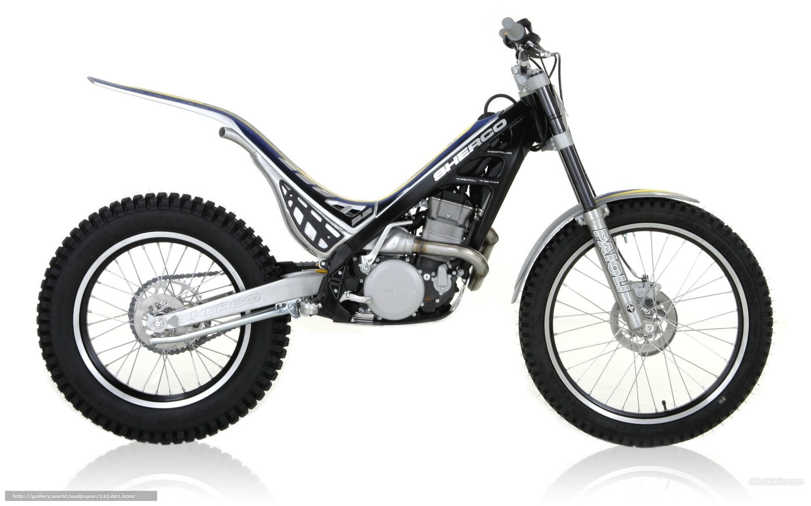 Sherco trial motorcycle