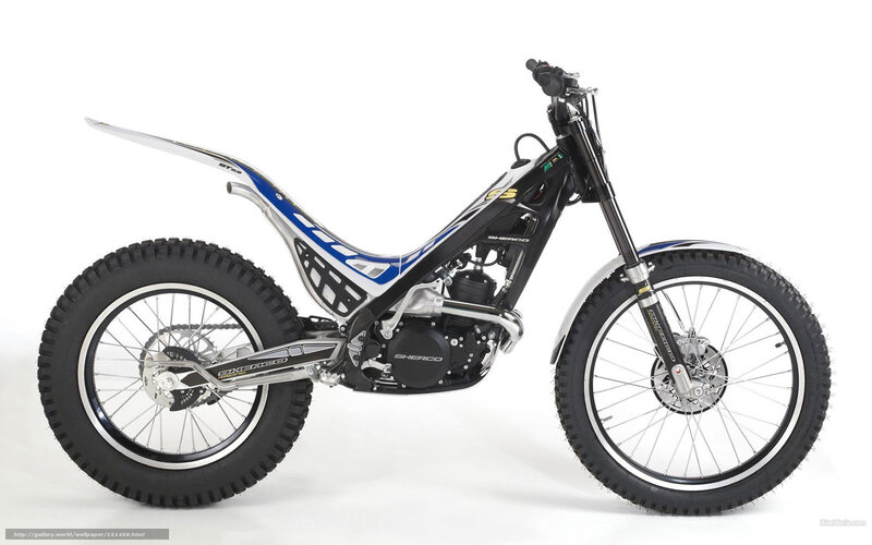 Sherco trial motorcycle