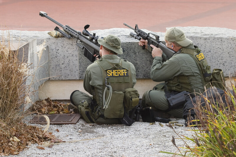 Sheriff Snipers in Action