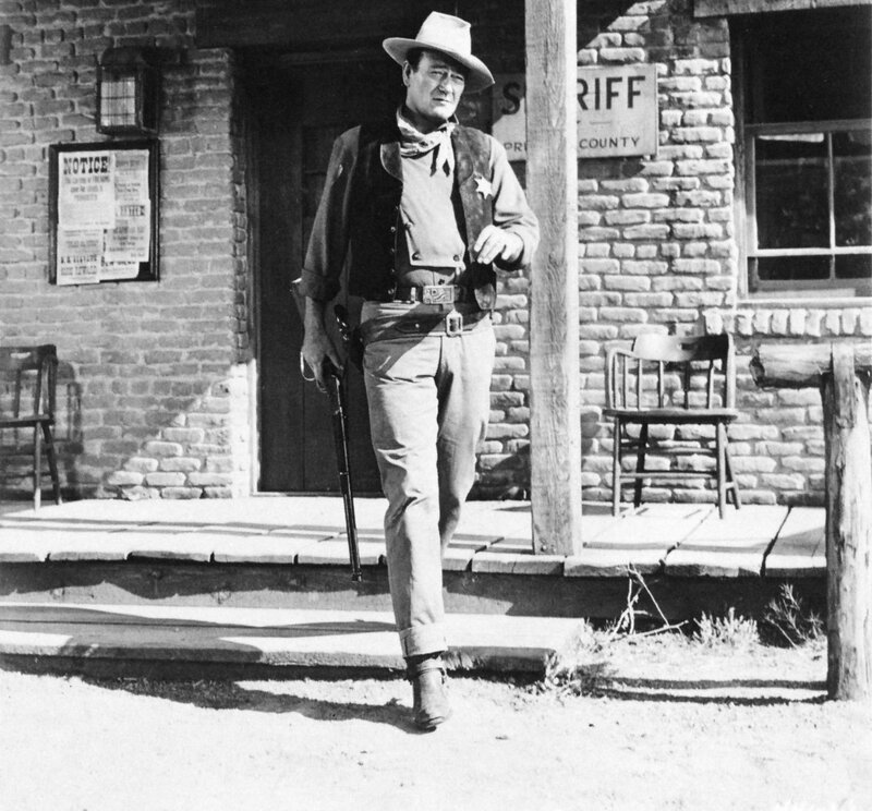 Sheriff walking from courthouse