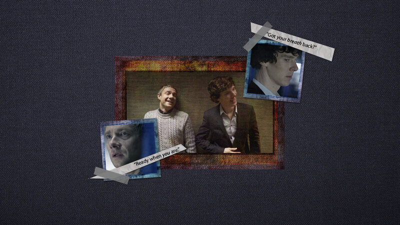 Sherlock and John collage