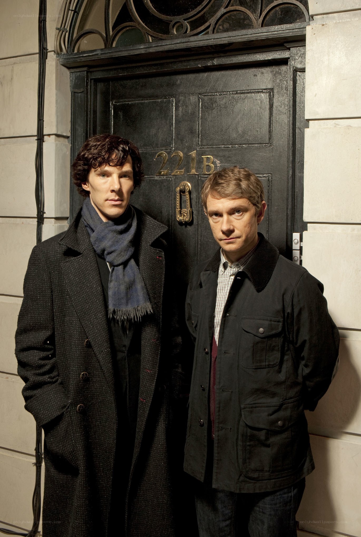 Sherlock and Watson at 221B