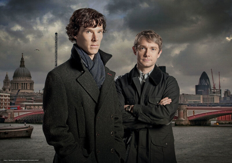 Sherlock and Watson in London