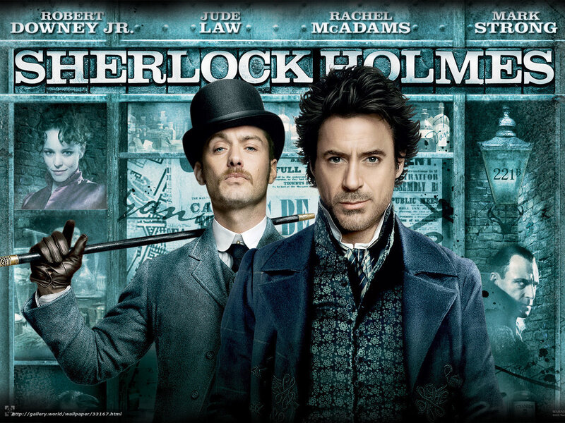 Sherlock Holmes and Dr. Watson — Blue