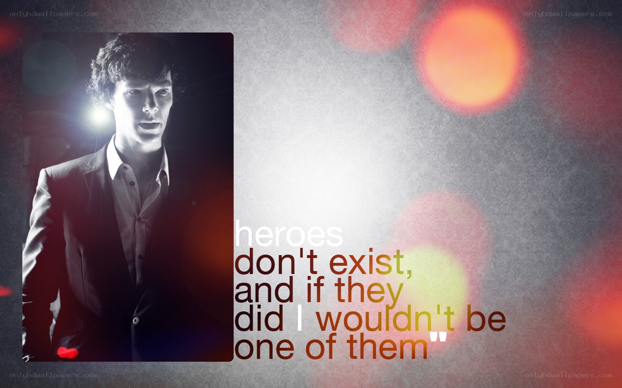 Sherlock quote wallpaper